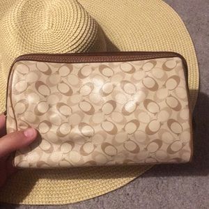 Coach makeup bag